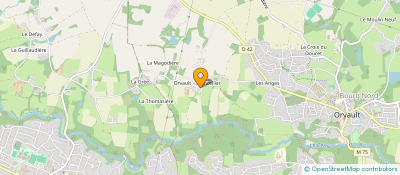 localisation de l'entreprise PROJET SARZO à ORVAULT