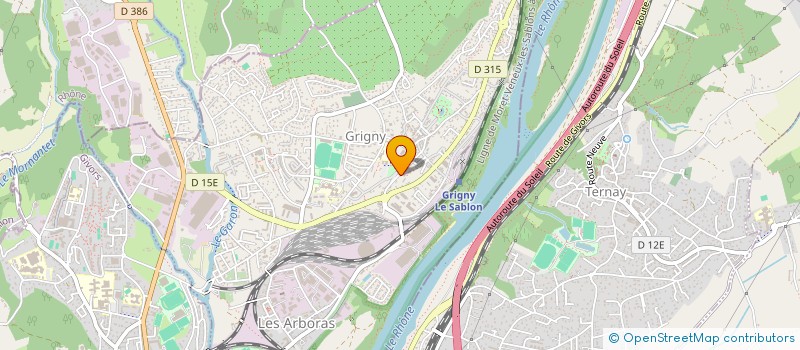 localisation de l'entreprise PROJET SOLAIRE  VILLEURBANNE