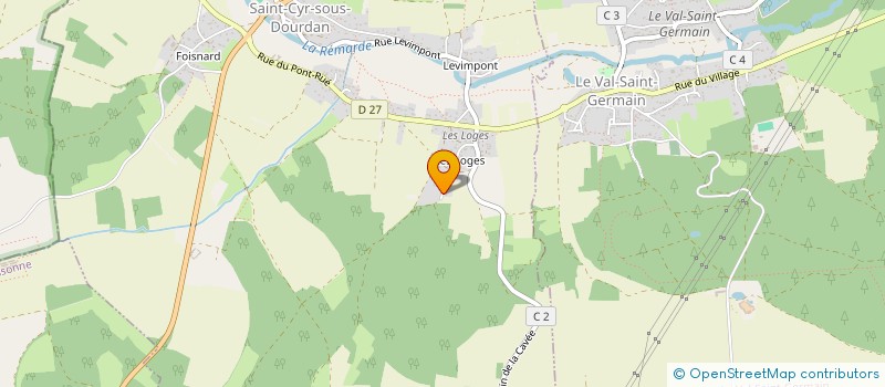 localisation de l'entreprise PROJET SOLUTION INSTALLATION  SAINT-CYR-SOUS-DOURDAN