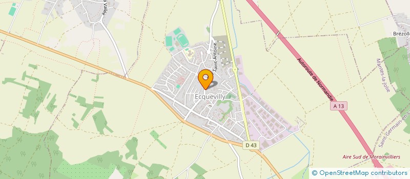 localisation de l'entreprise PROJET VERT  ECQUEVILLY