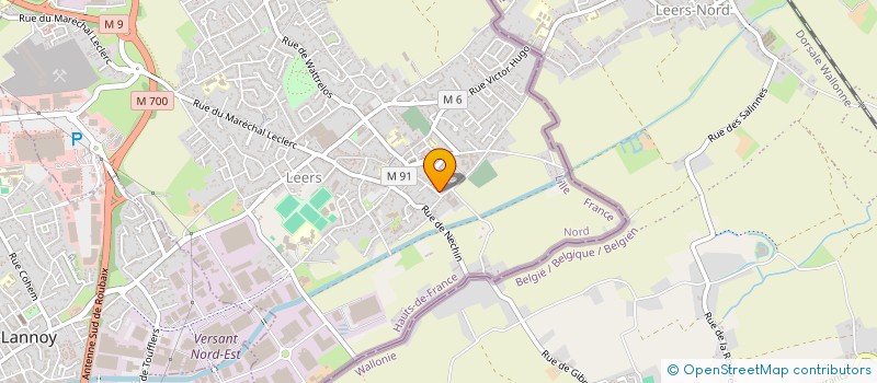 localisation de l'entreprise PROJET VICTORIA  LEERS