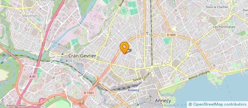 localisation de l'entreprise PROJET VOLVERIA à ANNECY