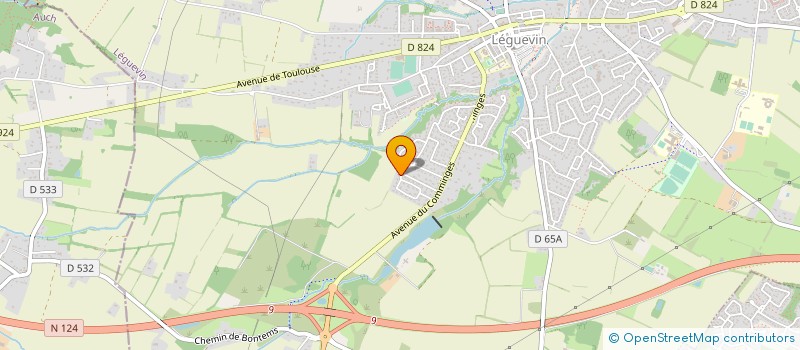 localisation de l'entreprise PROJET WH 8  LEGUEVIN