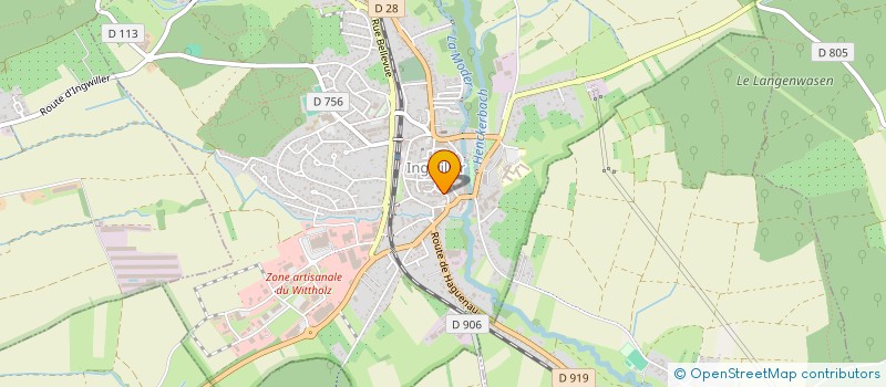 localisation de l'entreprise PROJET X  INGWILLER