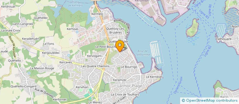 localisation de l'entreprise PROJET2TEAM à LARMOR-PLAGE