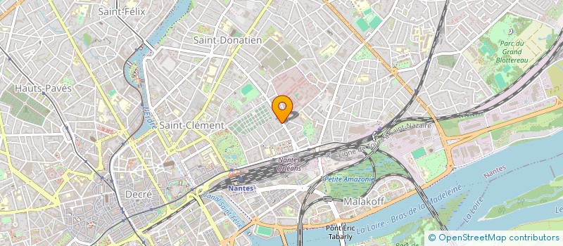 localisation de l'entreprise PROJETA à NANTES