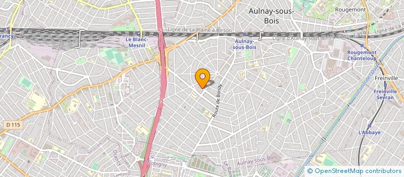 localisation de l'entreprise PROJETBAT à AULNAY-SOUS-BOIS