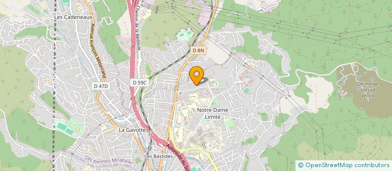 localisation de l'entreprise PROJETCAD à MARSEILLE