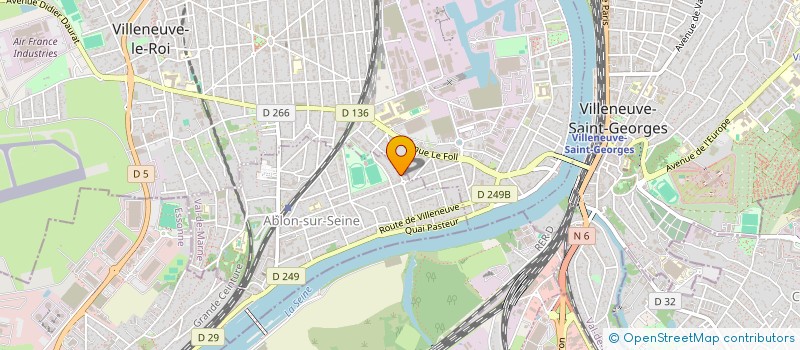 localisation de l'entreprise PROJETCOM  ABLON-SUR-SEINE