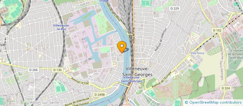 localisation de l'entreprise PROJETCOM  VILLENEUVE-LE-ROI