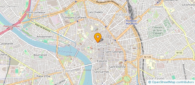 localisation de l'entreprise PROJETIM à TOULOUSE