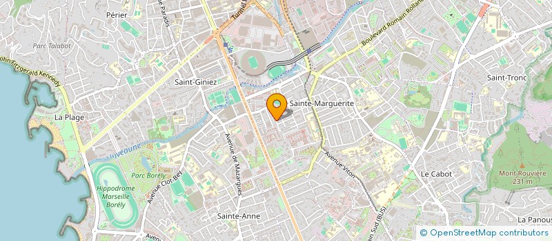 localisation de l'entreprise PROJETIMMO à MARSEILLE