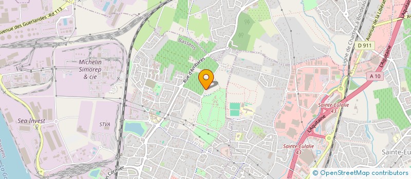 localisation de l'entreprise PROJETINFO  BASSENS