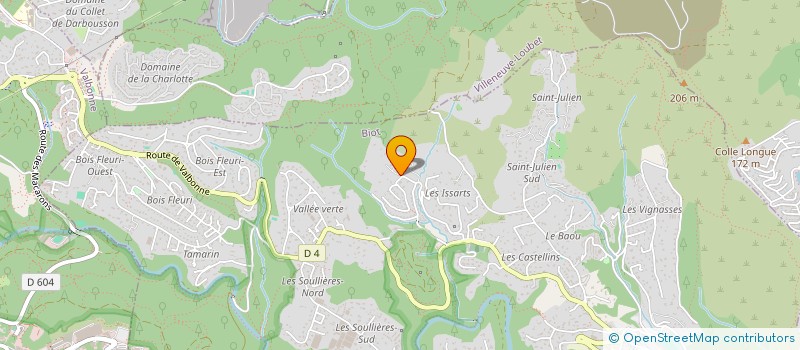 localisation de l'entreprise PROJETKL  BIOT