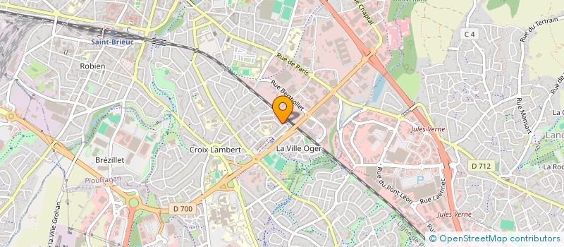 localisation de l'entreprise PROJETLUMIERE à SAINT-BRIEUC