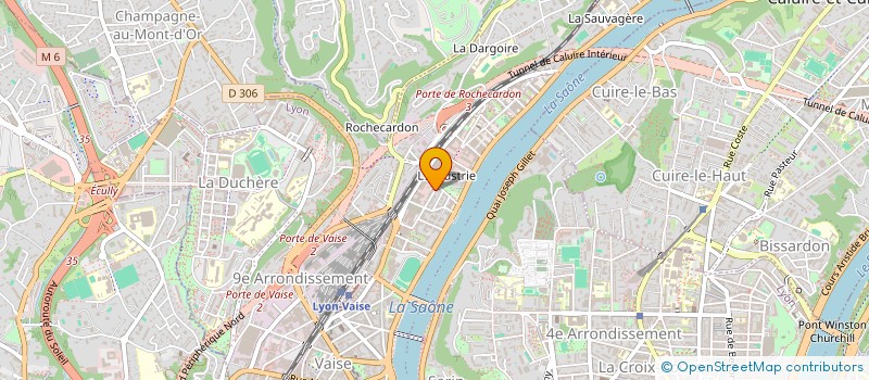 localisation de l'entreprise PROJETLYS à LYON