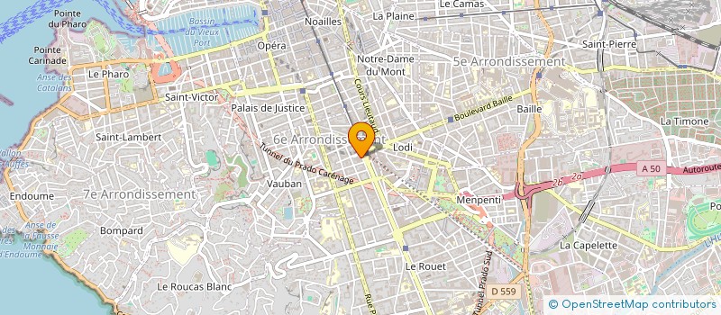 localisation de l'entreprise PROJETMARSEILLE 2020 à MARSEILLE