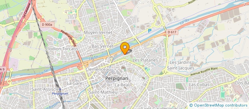 localisation de l'entreprise PROJETS à PERPIGNAN