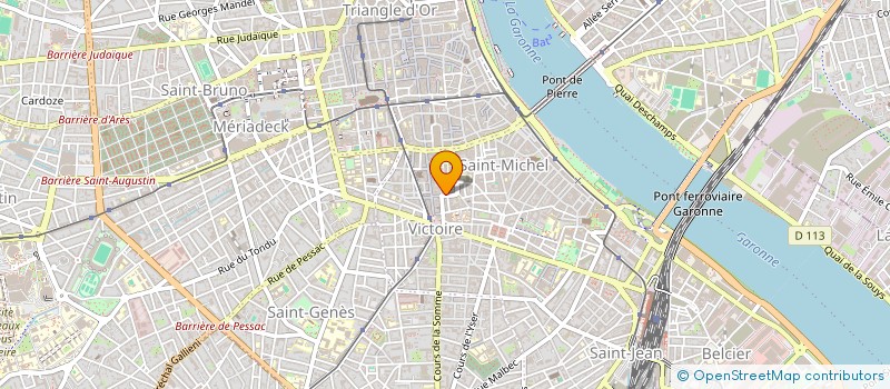 localisation de l'entreprise PROJETS ASSOCIATIFS MELANGES MUSICAUX à BORDEAUX