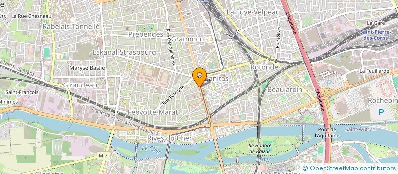 localisation de l'entreprise PROJETS BATIMENTS à TOURS