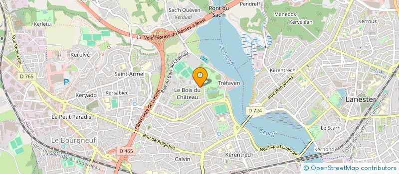 localisation de l'entreprise PROJETS BATIMENTS à LORIENT