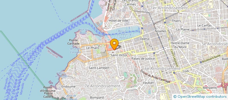 localisation de l'entreprise PROJETS BLEUS à MARSEILLE