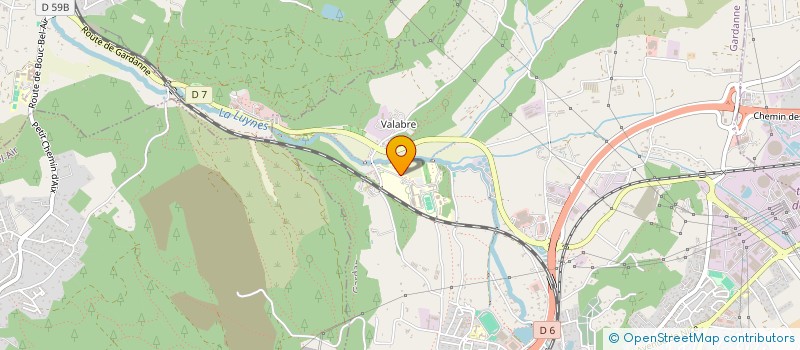 localisation de l'entreprise PROJETS CAMPUS NATURE PROVENCE  GARDANNE
