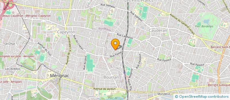 localisation de l'entreprise PROJETS CONSTRUCTIONS RENOVATIONS 33 à BORDEAUX