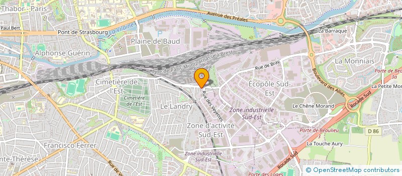 localisation de l'entreprise PROJETS D'ESPERANCE  RENNES