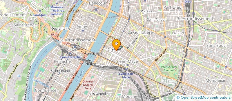 localisation de l'entreprise PROJETS EDUCATIFS INTERNATIONAUX  LYON