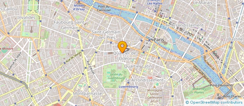localisation de l'entreprise PROJETS ET GESTION  PARIS