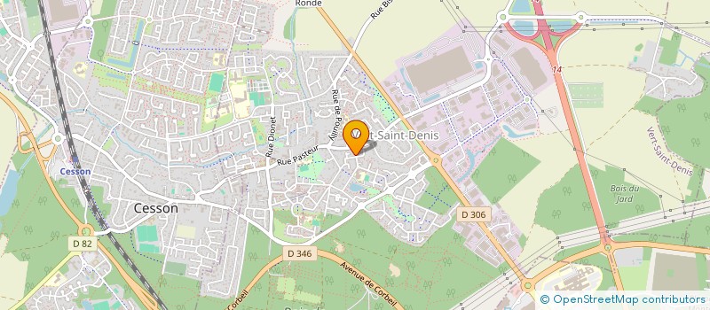 localisation de l'entreprise PROJETS ETUDES REALISATIONS ELECTRICITE à VERT-SAINT-DENIS