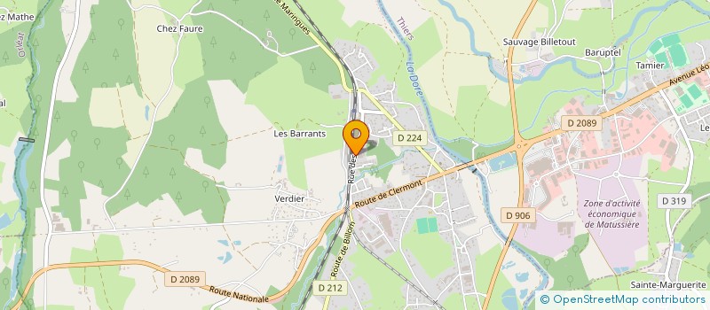 localisation de l'entreprise PROJETS GAGNANTS  PESCHADOIRES