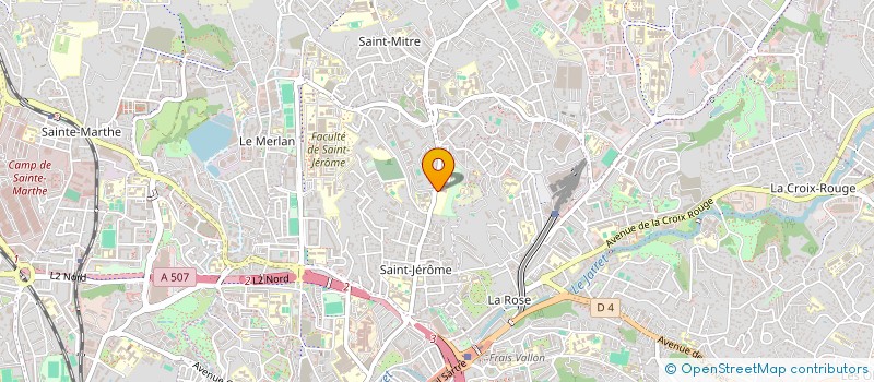 localisation de l'entreprise PROJETS JEUNES  MARSEILLE