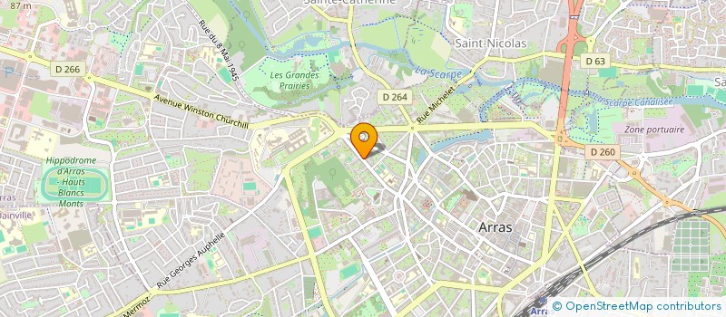 localisation de l'entreprise PROJETS PHOENIX à ARRAS