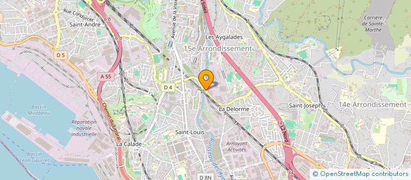localisation de l'entreprise PROJETS POUR L EMPLOI à MARSEILLE