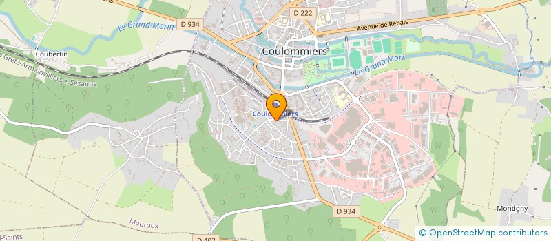 localisation de l'entreprise PROJETS PRO RENOV  COULOMMIERS