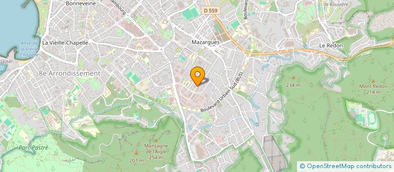 localisation de l'entreprise PROJETS REALISATIONS ENGINEERING à MARSEILLE