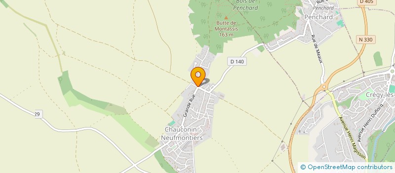 localisation de l'entreprise PROJETS RENOV'  CHAUCONIN-NEUFMONTIERS