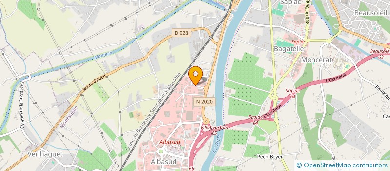 localisation de l'entreprise PROJETS SOLAIRES 82  MONTAUBAN