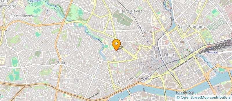 localisation de l'entreprise PROJETS SOLIDAIRES DANS LA CITE à NANTES