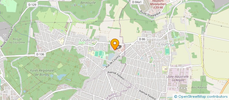 localisation de l'entreprise PROJETS STORES  COUBRON