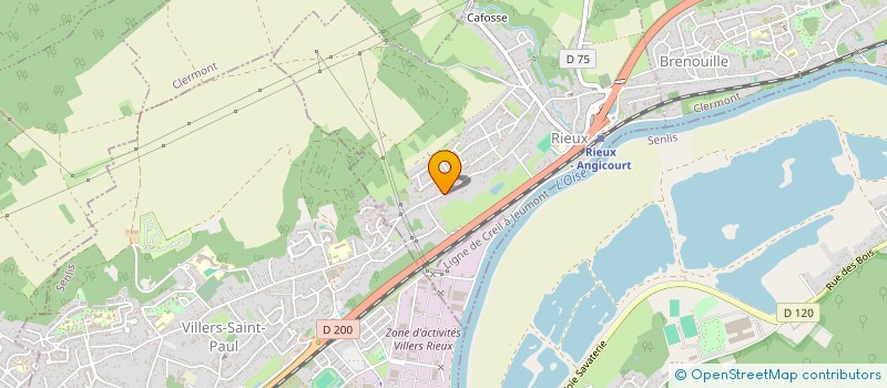 localisation de l'entreprise PROJETS TECHNIQUES DE COMMERCIALISATION  RIEUX