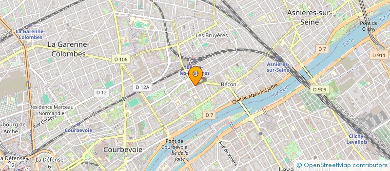 localisation de l'entreprise PROJETS X  PARIS