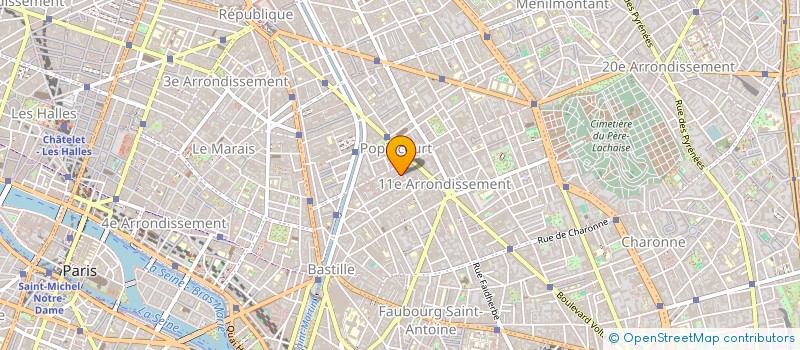 localisation de l'entreprise PROJETSCENIE  PARIS