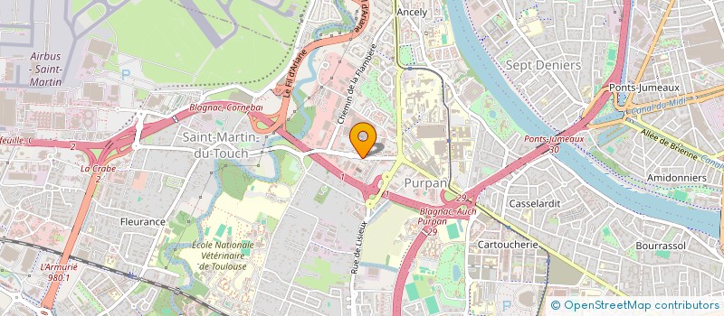 localisation de l'entreprise PROJETYS  TOULOUSE