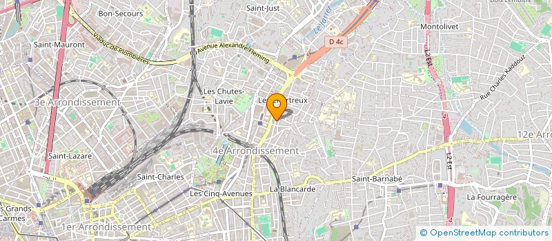 localisation de l'entreprise PROJEX INVEST à MARSEILLE