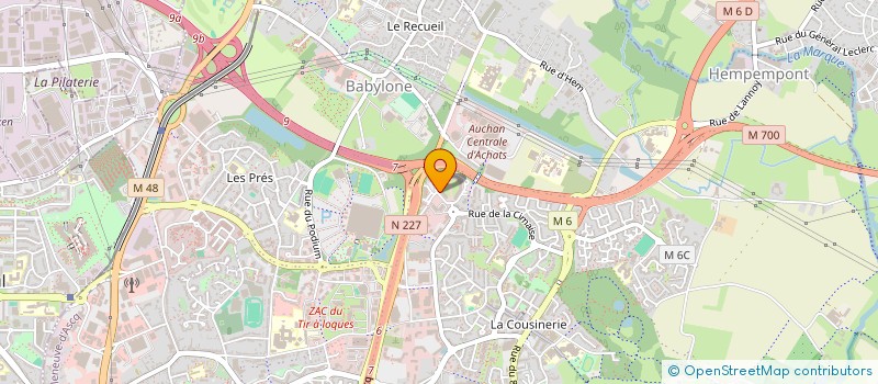 localisation de l'entreprise PROJEXION à VILLENEUVE-D'ASCQ