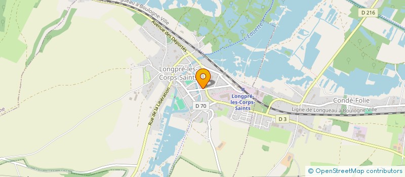 localisation de l'entreprise PROJEXION  LONGPRE-LES-CORPS-SAINTS