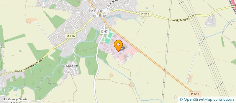 localisation de l'entreprise PROJI à LE CHATELET-EN-BRIE